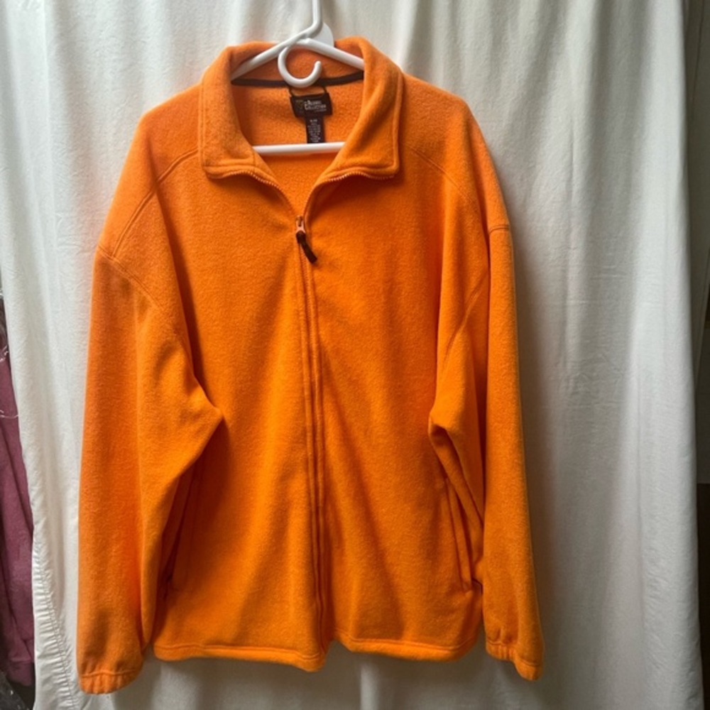 Orange 🍊 Zip Front Fleece